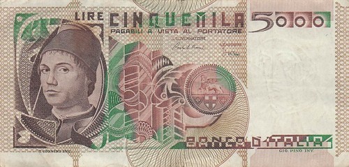 Italy 5000 lire 3 - ,