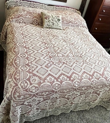 Copriletto vintage filetto - vintage,