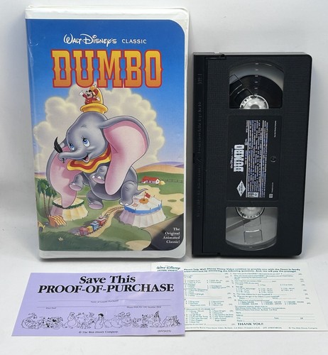 Dumbo vhs disney video tape - dumbo,