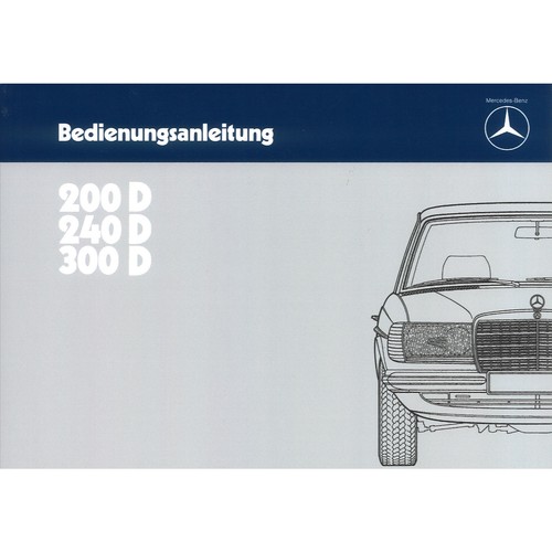 Mercedes benz w123 - 200d, 240d