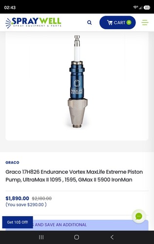 Graco 17h826 kit pompa - graco,