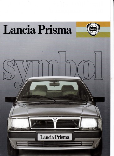Simbolo lancia prisma 1987 - simbolo, 1987,