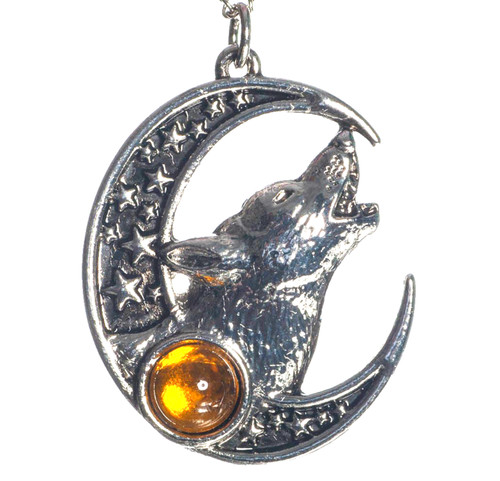 Collana lupo celtico ciondolo - collana,