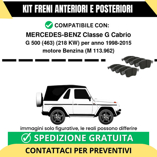 Pastiglie freno ant post - ant,