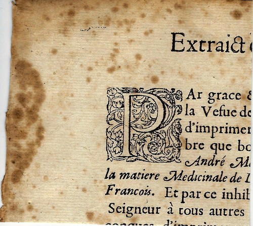 Stampa antica capolettera - stampa,