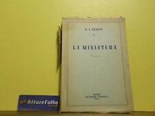 ART L501 LIBRO LA MINIATURA - CRONIN - ANNO 1943
