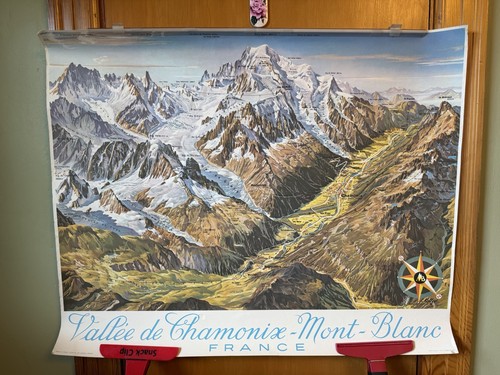 Poster vintage 1983 - vintage, chamonix