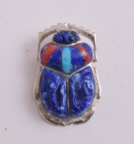 Ciondolo argento scarabeo - ciondolo,
