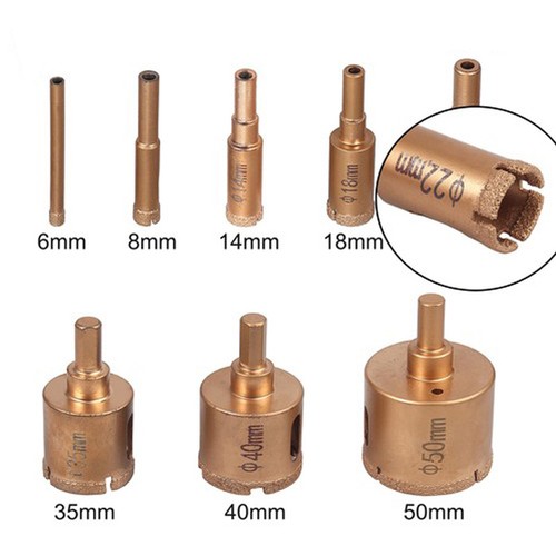 Set corona diamantata - , punte