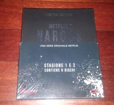 6 BLU RAY O 8 DVD NARCOS STAGIONE 1 E 2 NUOVO SIGILLATO