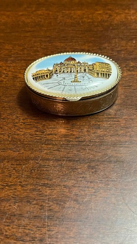 Portapillole ovale vintage