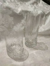  ANTIQUE CRYSTAL GLASS SET 6