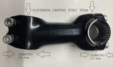 Attacco Manubrio Bici da Corsa 28.6mm 25.4mm dIstanza centro fori 90 mm