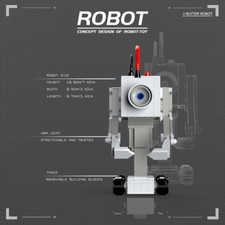 Robot burro moc personalizzato - robot,