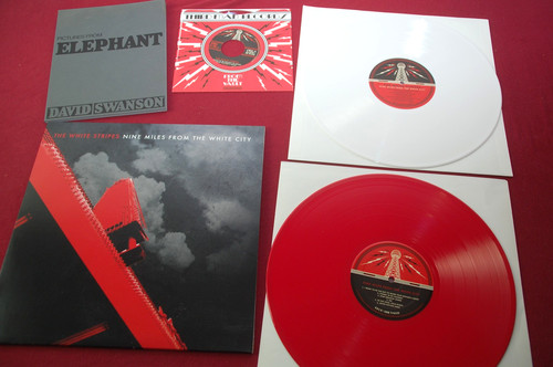 White stripes nine miles - white,