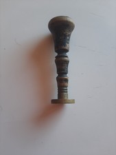 ANTICO TIMBRO SIGILLO CERALACCA IN LEGNO  CON TAMPONE  