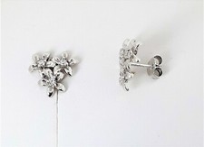 Orecchini in argento a lobo con fiori Zoppini R1169_4400