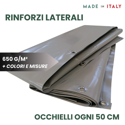 Telo occhiellato pvc 650 - telo,