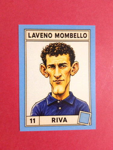 Figurina caricatura calciatori - figurina,