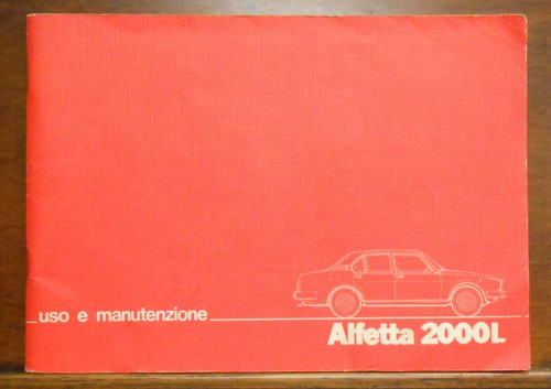 Libretto uso manutenzione - libretto,