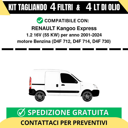 Tagliando per renault - renault, kangoo