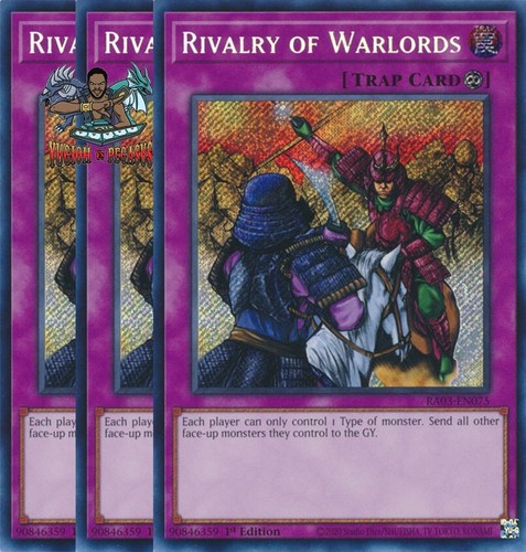 Yugioh rivalry of warlords - 3x,