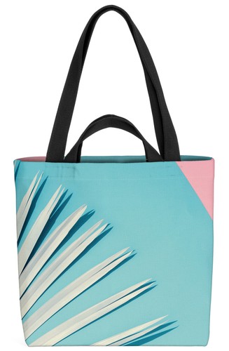 Borsa palme rosa - , turchese