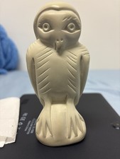 Statuina gufo in alabastro