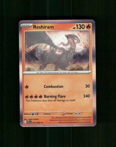 Reshiram 017 094 raro - 017/094,