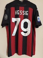 Franck Kessié Maglia Match Worn Issued Indossata Preparata AC Milan 2020/21