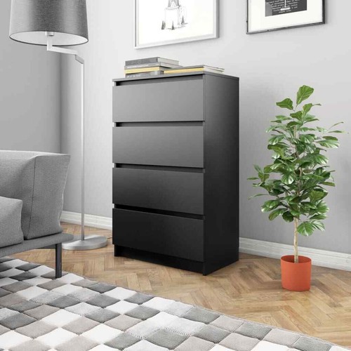 Vidaxl credenza nera - credenza,