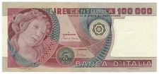 100000 LIRE BANCA D'ITALIA