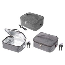 Forno portatile, scaldavivande USB con maniglia, tessuto Oxford, comodo,