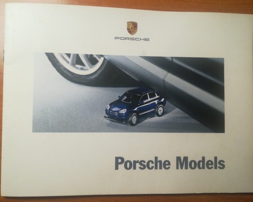 Porsche models raro catalogo - models,