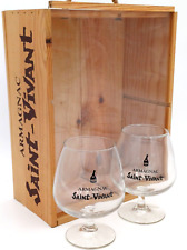 SAINT VIVANT SET 2 BICCHIERI ARMAGNAC + CONFEZIONE LEGNO