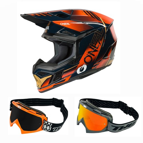 Casco cross oneal combo con - oneal,