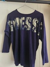 Maglietta Guess Blu scritte con Guess Bambina Taglia 10-12