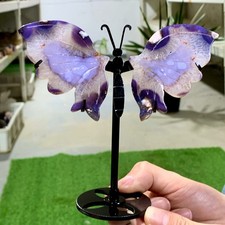 Agata fiori di ciliegio blu