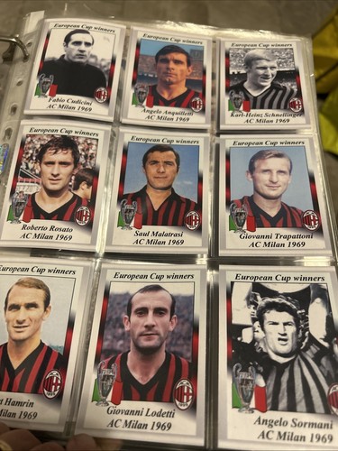 Milan football trading cards - milan,