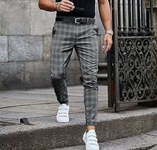 ZARA MEN'S TEXTURED TROUSERS