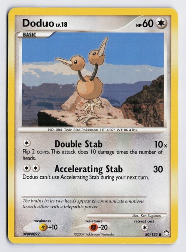 Doduo 80 123 tesori - doduo, #80/123