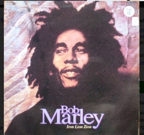 Bob marley iron lion - bob, 12"