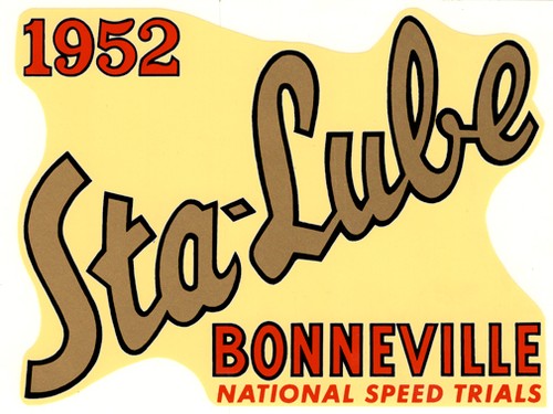 1952 sta lube bonneville - 1952, sta-lube