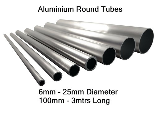 Tubo tondo alluminio - , 8mm