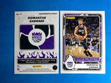 Figurine Panini NBA 2024-25 2025 Card n. 11 Domantas Sabonis (Sacramento Kings)