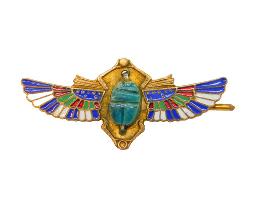 Spilla scarabeo alato art deco - spilla,