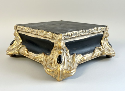 Base statua con piedini legno - base,