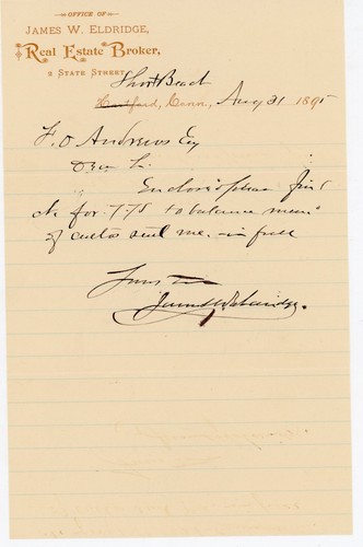 1891 short beach broker - 1891, ct