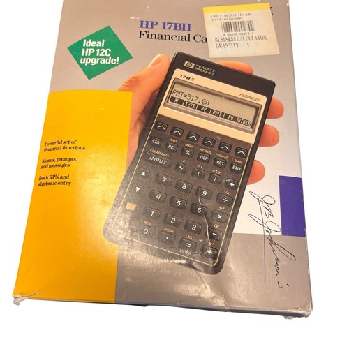 Hewlett packard 17bii - hewlett, 17bii+