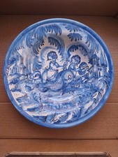 Piatto In Ceramica Antico Fine 800 Primi 900 Di Albisola. 